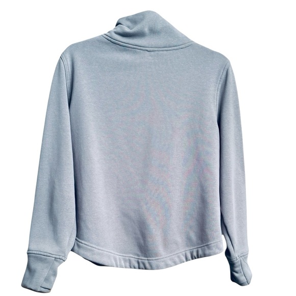 Apana Crossover Mock Neck Pullover Sweatshirt In Cosmic Dust Size Medium - Picture 3 of 8